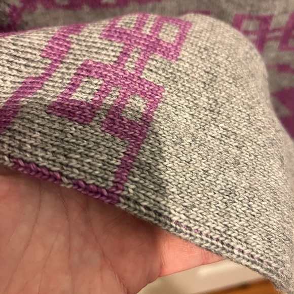 Lane Bryant Heather Gray and Lavender Sweater - 14/16 - Picture 3 of 3